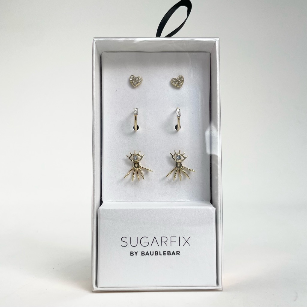 Nwt Sugarfix By Baublebar Earring Set
